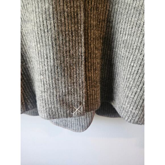 Ann Taylor Hutton Blazer Gray Sweater Knit Wool Blend sz 6 one button - Picture 7 of 14